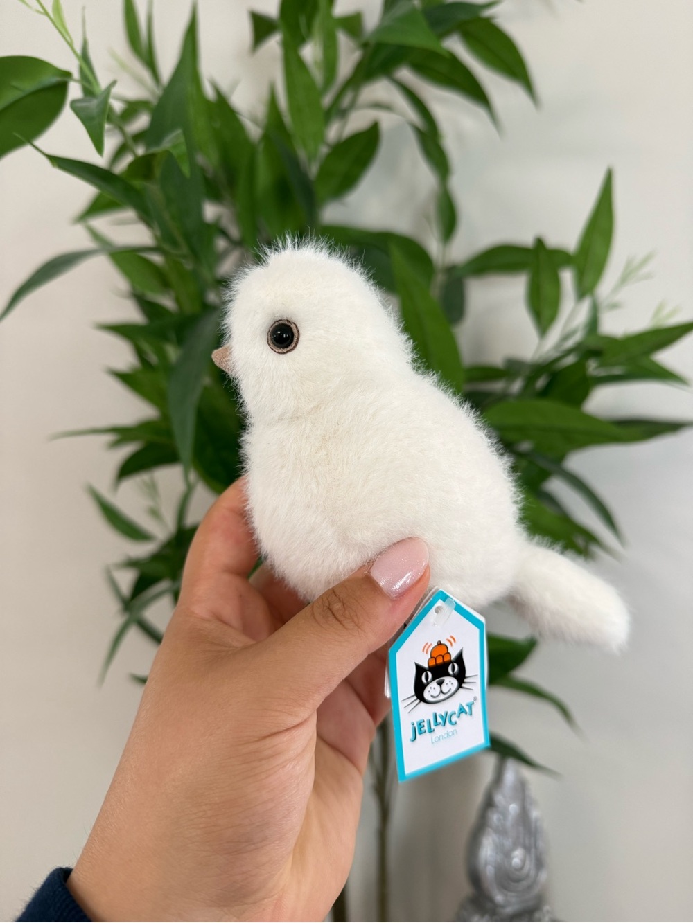 Jellycat White Birdling Dove